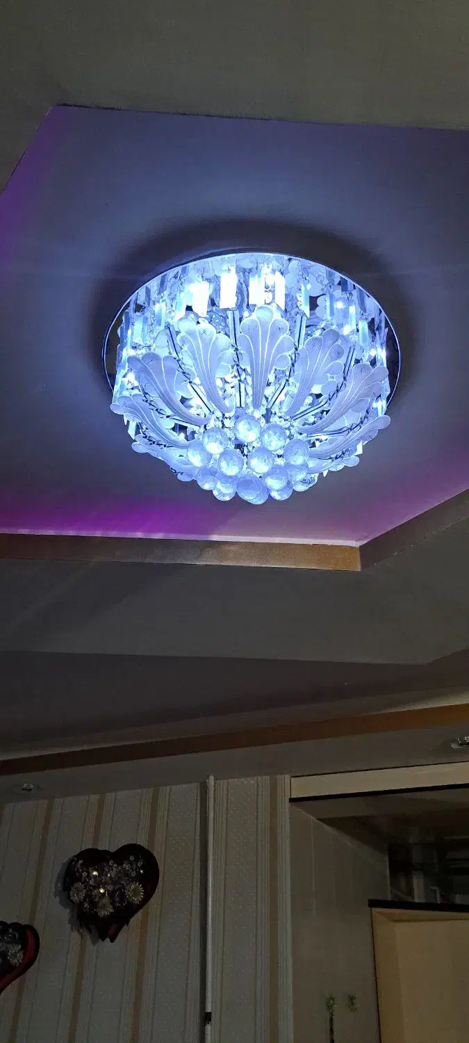 لوستر سقفی صوتی و کنترل دار|لوستر و چراغ آویز|قروه, |دیوار