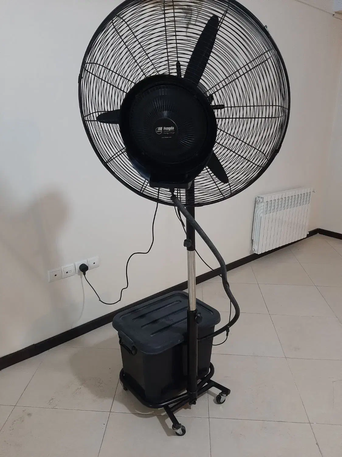 پنکه مه پاش|پنکه و تصفیه‌کنندهٔ هوا|قدس, شهر‌قدس|دیوار