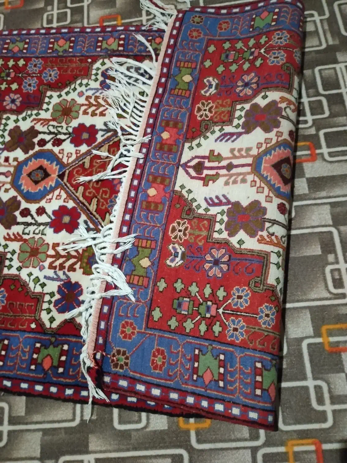 قالی دست بافت نقشه عشوند|فرش|سنندج, |دیوار