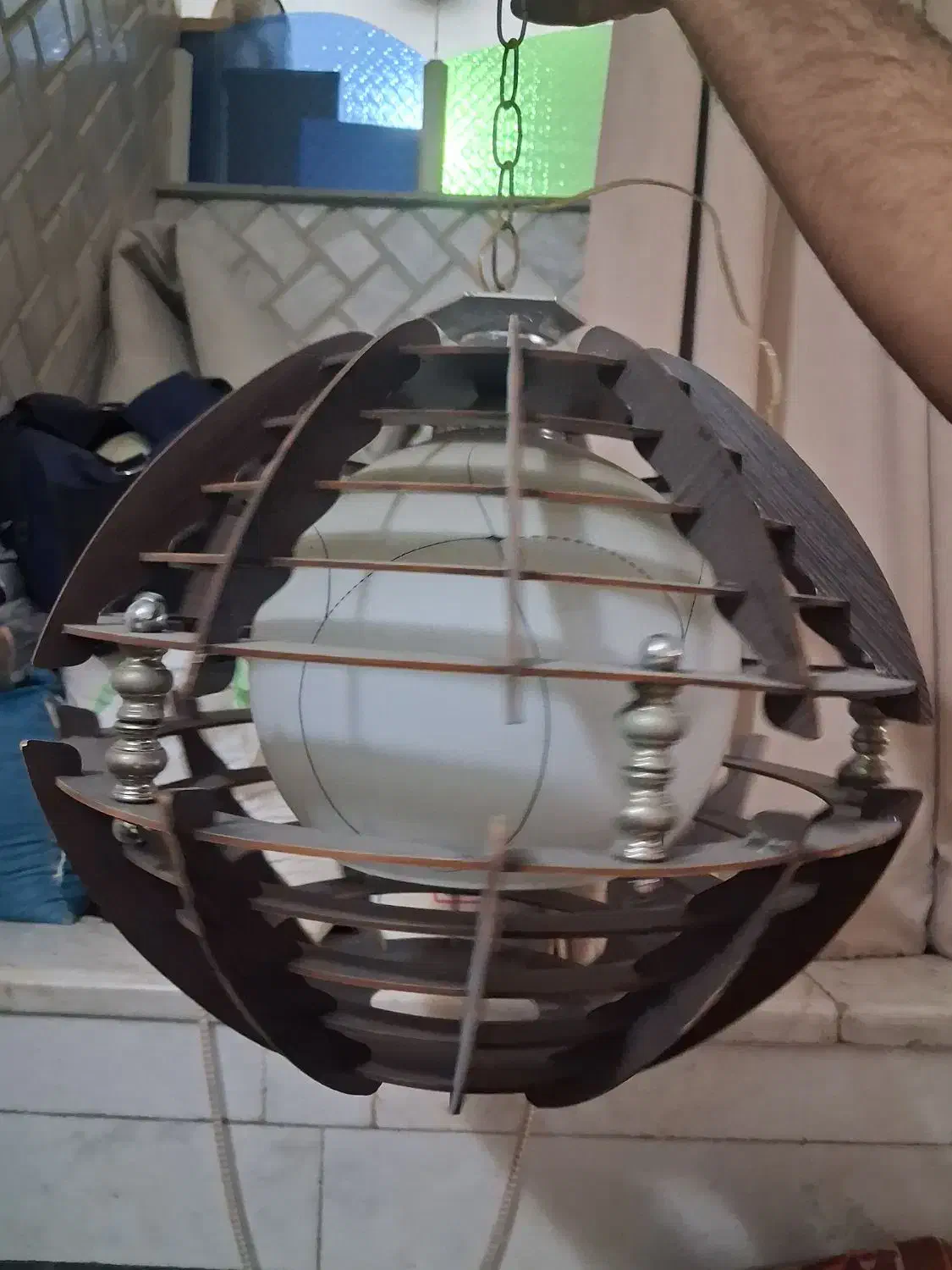 لوستر|لوستر و چراغ آویز|پاکدشت, پاکدشت (مامازند)|دیوار