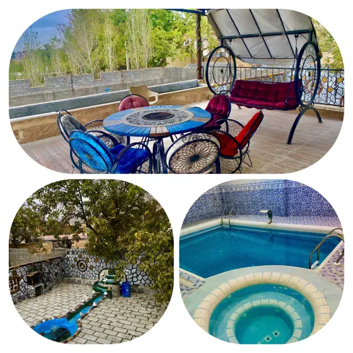 ویلانوساز لوکس بااستخروجکوزیبشرطتمیزی وزلالی آب|اجارهٔ کوتاهمدت ویلا و باغ|نیشابور, فضل|دیوار