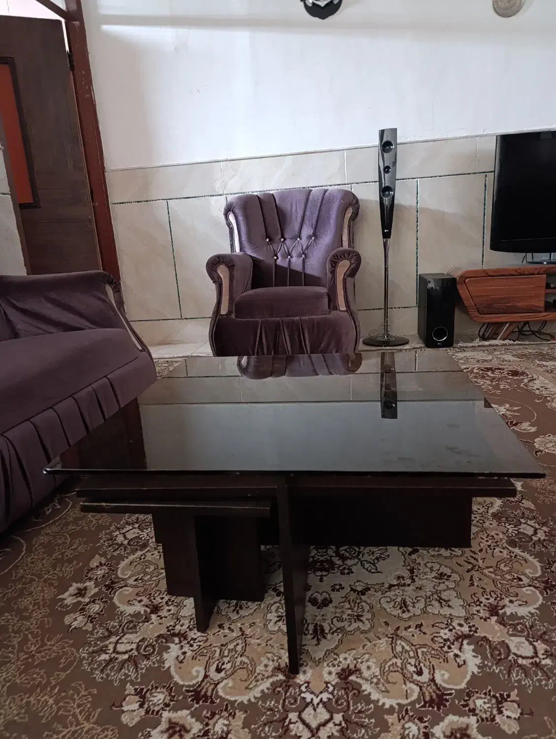 دو عدد میزجلومبلی بزرگ با۶تاعسلی کوچک|مبلمان خانگی و میز عسلی|رفسنجان, |دیوار