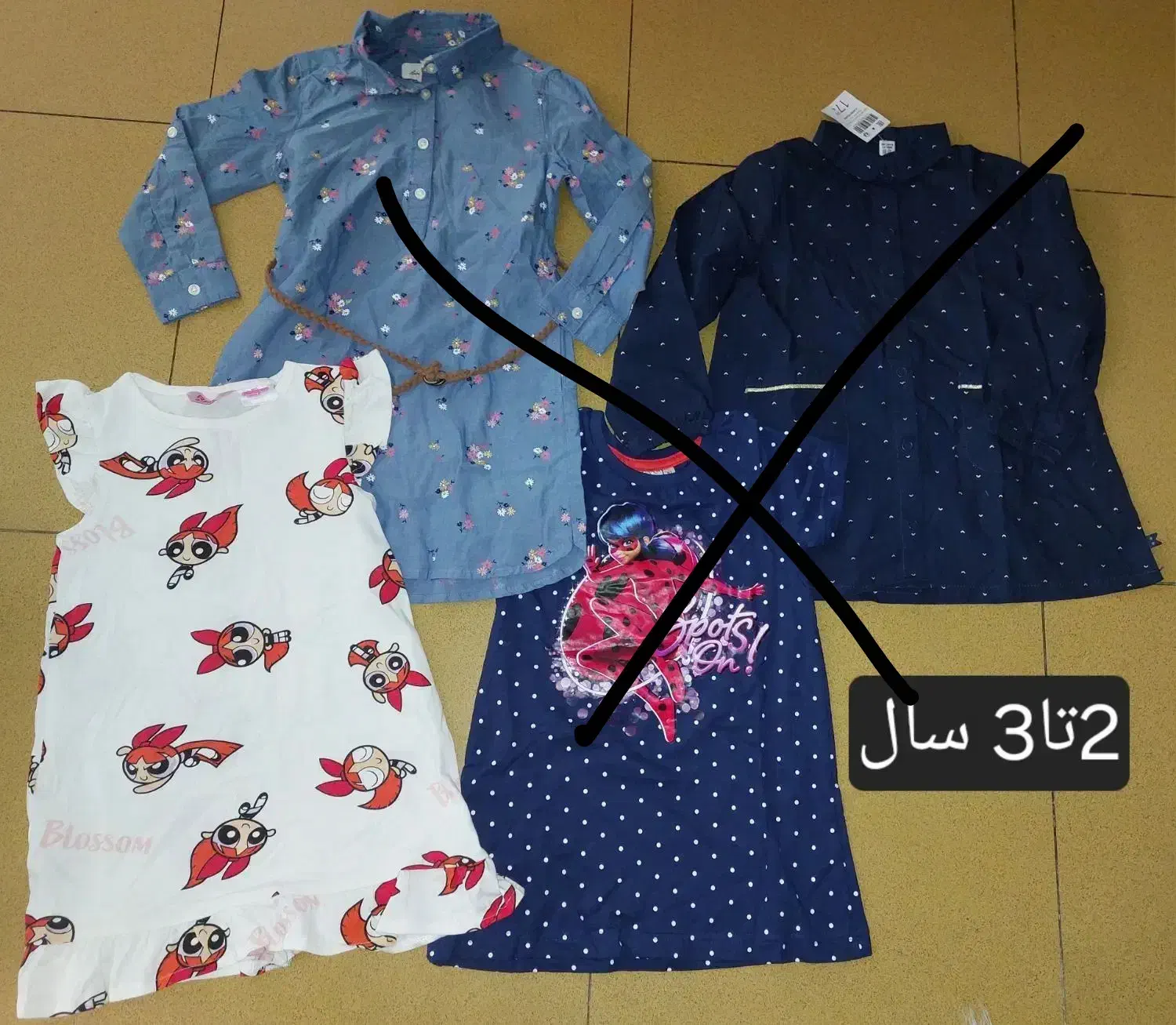 لباس  تیشرت دخترانه پیراهن دامن بلوز سرهمی پاییزه|کفش و لباس بچه|تهران, فلسطین (میدان انقلاب)|دیوار