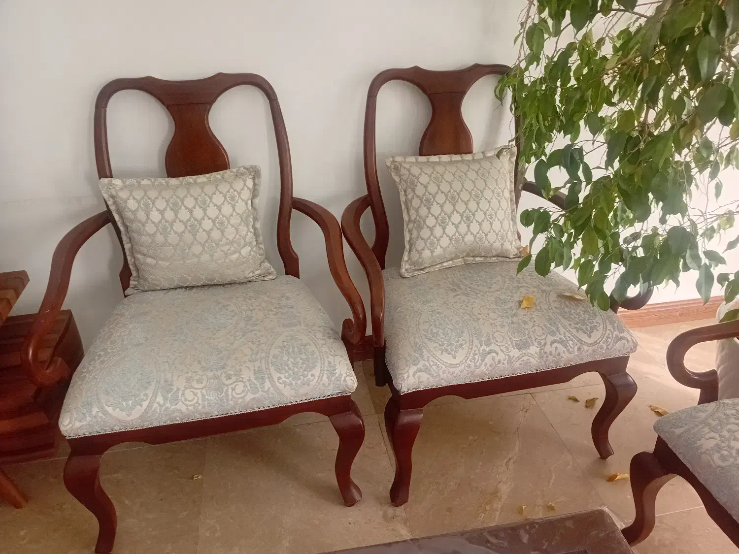 مبلمان ۶ نفره چپندر  تمام چوب|مبلمان خانگی و میز عسلی|تهران, آبشار تهران (دریاچه)|دیوار