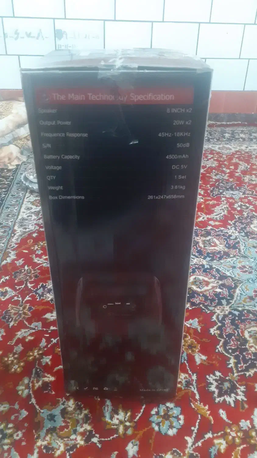 اسپیکر 8×2انج هر کس خاست پیام یاتماس بگیره|پخشکننده همراه|اندیمشک, |دیوار