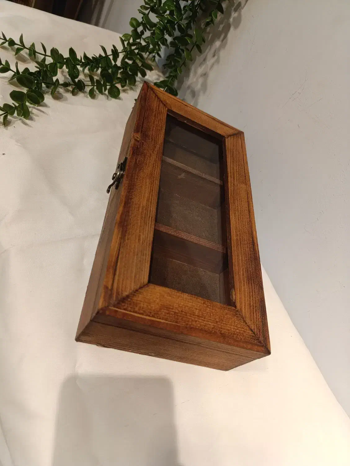 جعبه تی بک چوبی|ظروف سرو و پذیرایی|قم, صفائیه|دیوار