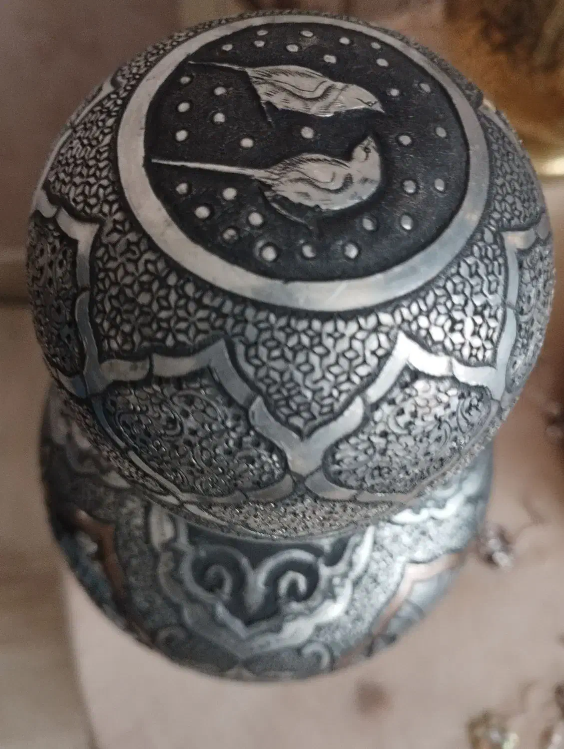 چایی دان قلم کار دست|صنایع دستی و سایر لوازم تزئینی|کرج, بنیاد|دیوار