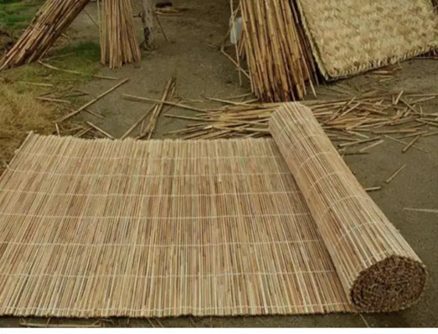 دوتا پرده بامبو|پرده، رانر، رومیزی|رشت, پیرسرا|دیوار