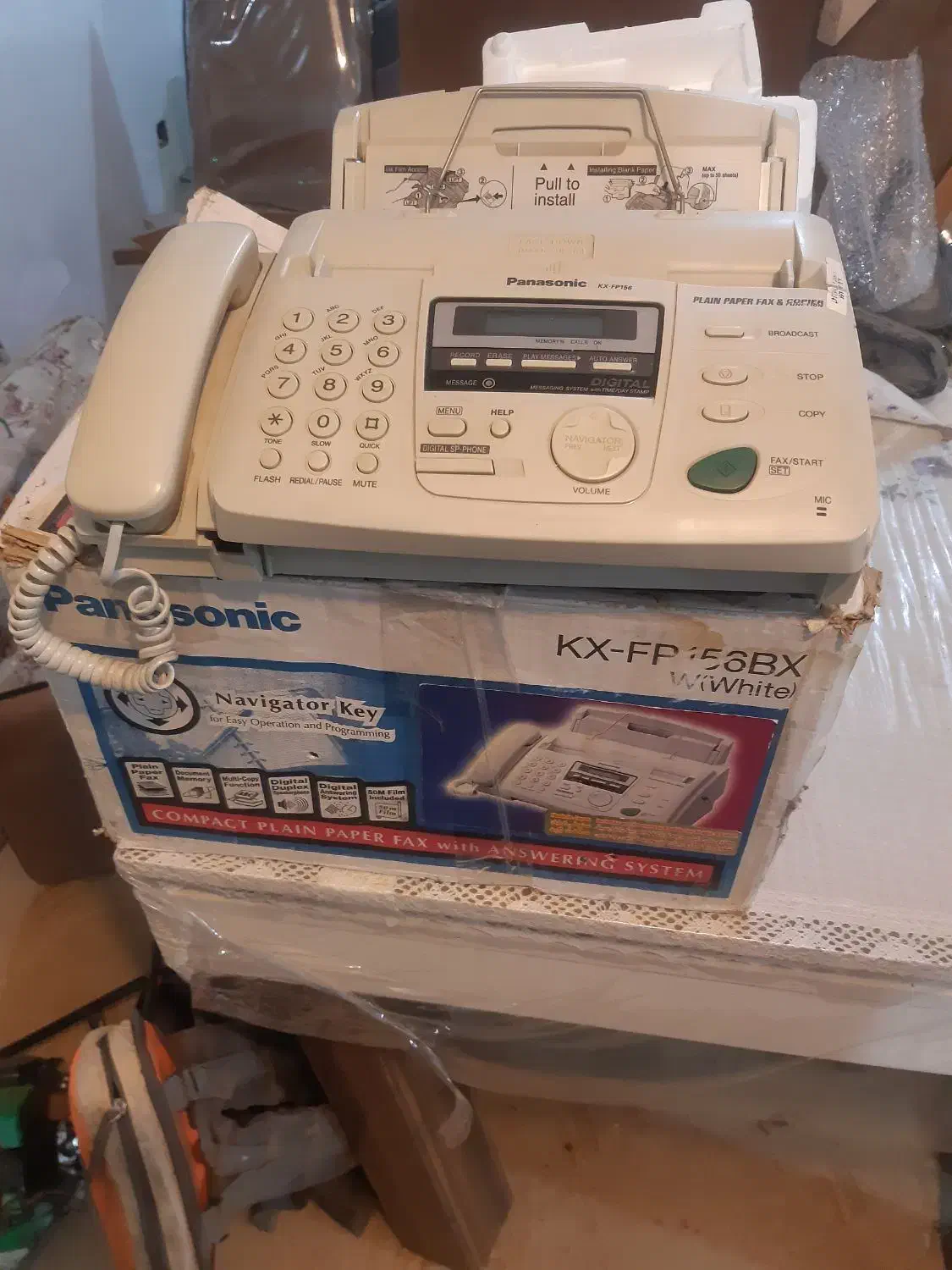 فکس گوشی تلفن دار پاناسونیک|تلفن رومیزی|دورود, |دیوار