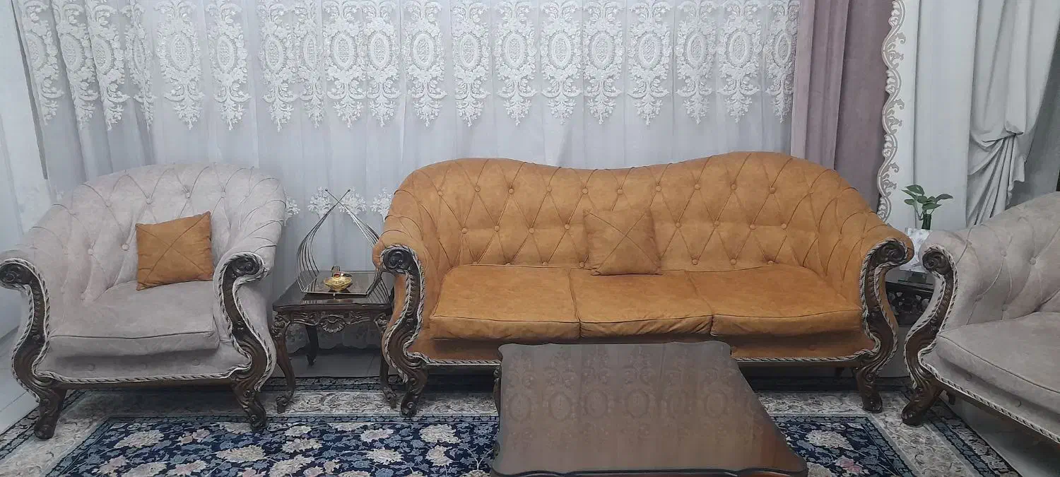 مبل نیمه استیل|مبلمان خانگی و میز عسلی|قرچک, شهرک طلائیه|دیوار