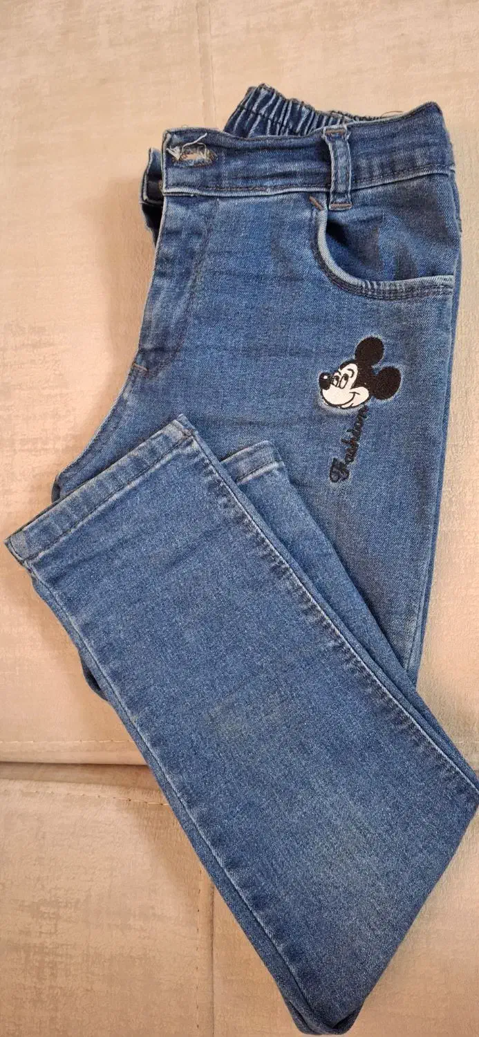 شلوار جین اسپرت ترک بچگانه سایز ۸۵ مناسب ۴تا۸ سال|کفش و لباس بچه|رشت, قاسمیه|دیوار