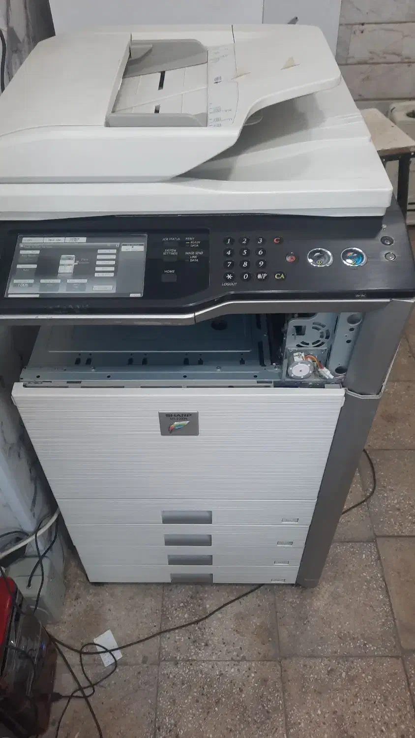 دستگاه کپی پرینت رنگی و سیاه سفید شارپ mx1400|پرینتر، اسکنر، کپی، فکس|قم, نخودی|دیوار