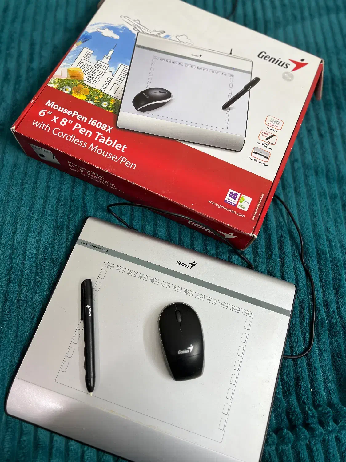 قلم نوری جنیوس مدل i608x|قطعات و لوازم جانبی رایانه|اصفهان, خواجو|دیوار