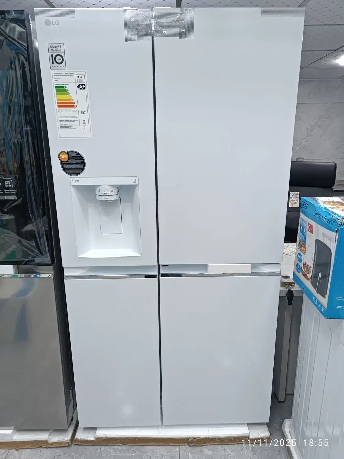 یخچال ساید بای ساید الجی 2025 چکی|یخچال و فریزر|قم, علی آباد سعدگان|دیوار