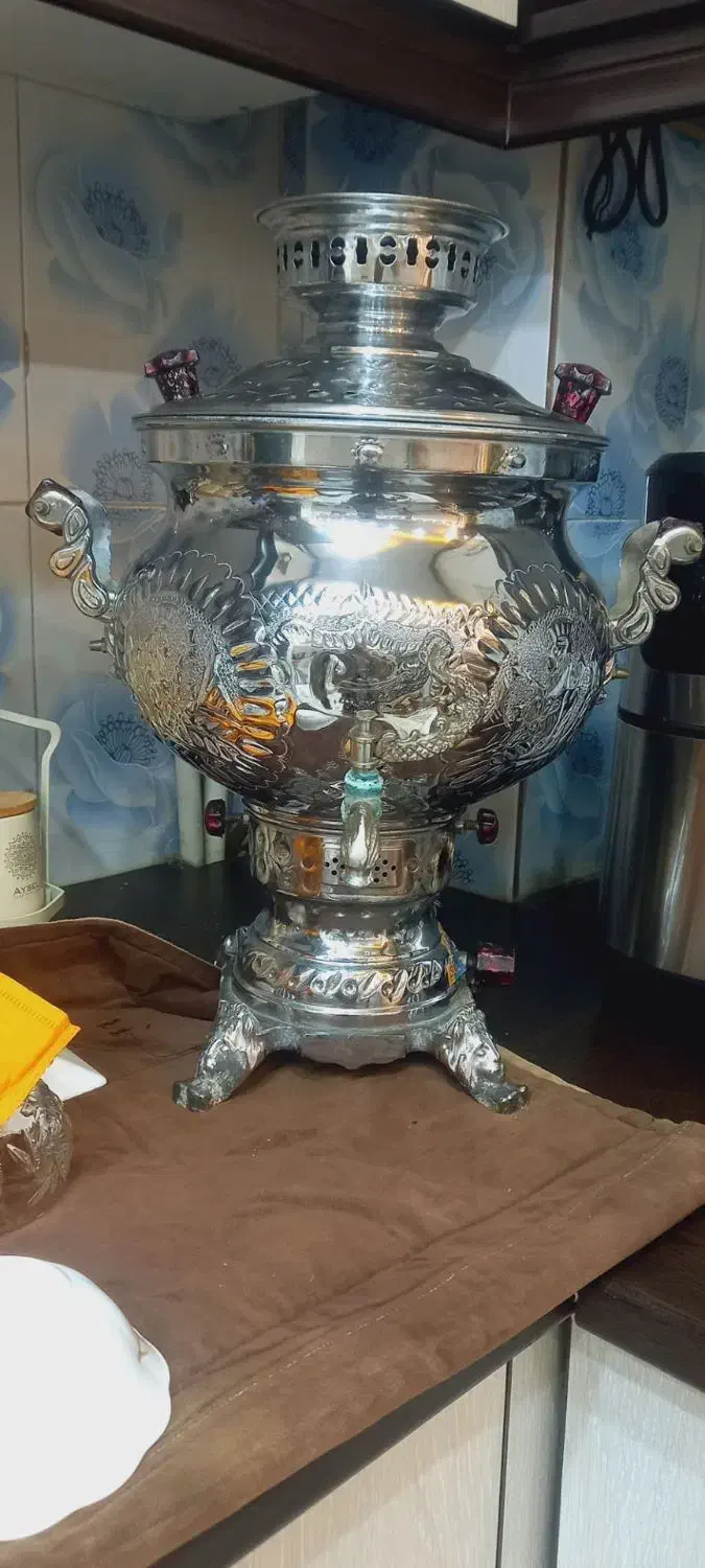 سماور استیل سالم|سماور، چای‌ساز، قهوه‌ساز|رباط‌کریم, رباط‌کریم|دیوار