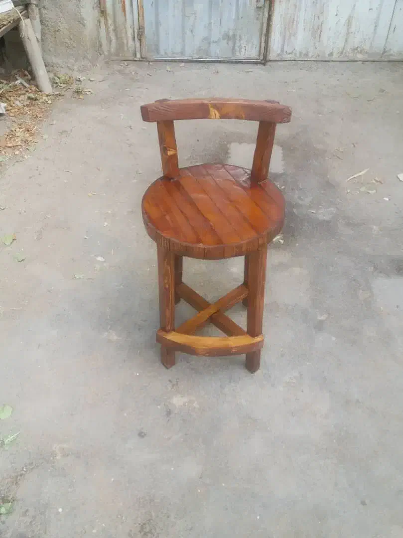 چوب روسی صندلی بلند کف چوب اپنی|میز و صندلی غذاخوری|کرج, فاز ۵ مهرشهر|دیوار