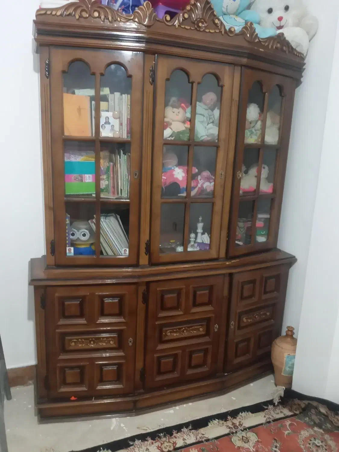 بوفه دو تکه|بوفه، ویترین، کنسول|شیروان (خراسان), |دیوار