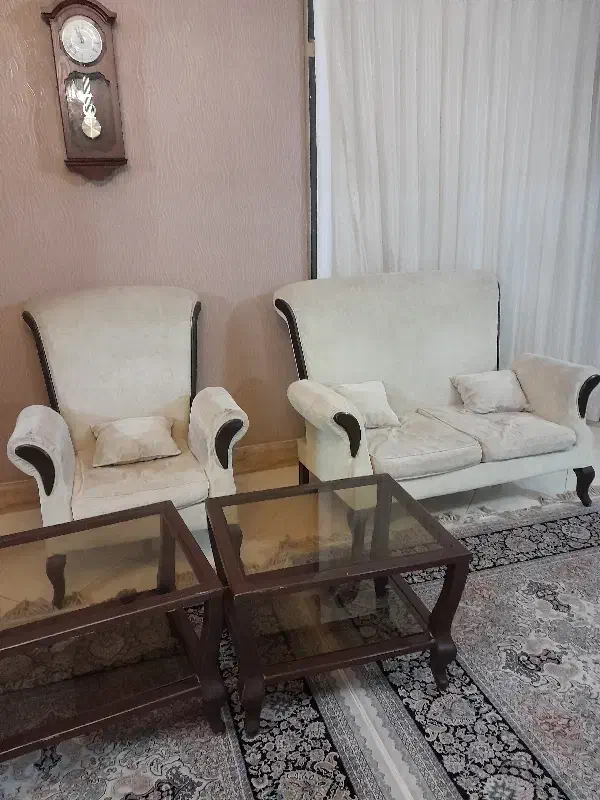 مبل راحتی ۷ نفره با ۳ میز|مبلمان خانگی و میز عسلی|مشهد, چهارچشمه|دیوار