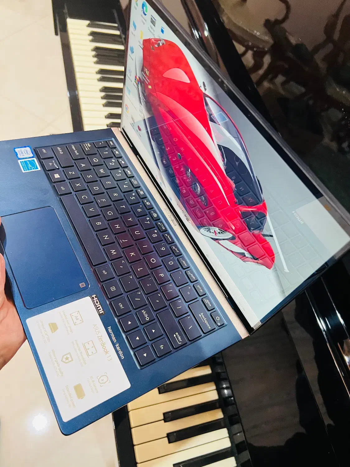 لپ تاپ ایسوس zenbook بزینسی ظریف وخاص و منحصر بفرد|رایانه همراه|تهران, سعادتآباد|دیوار