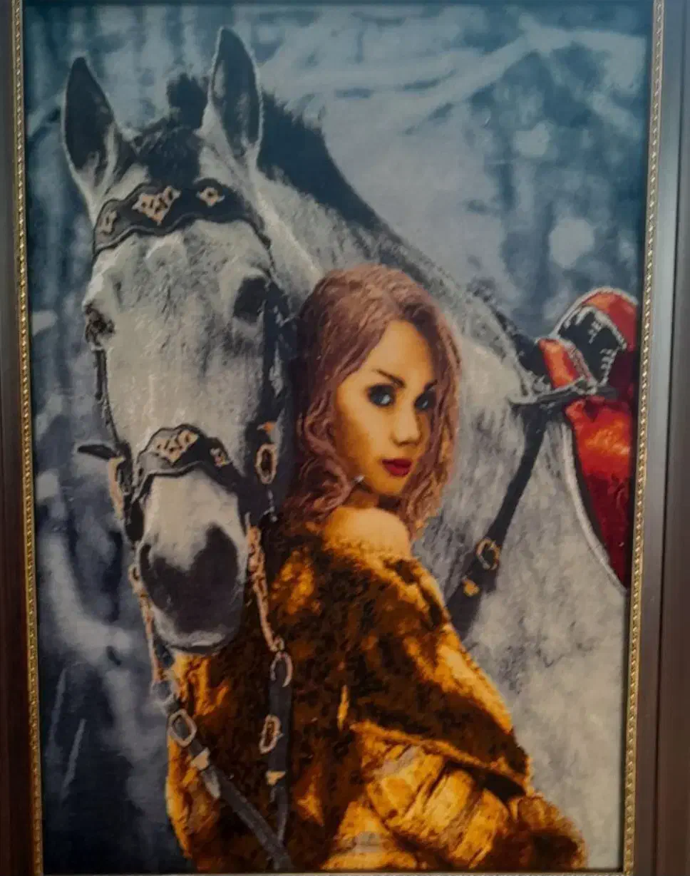 تابلو فرش دستباف|تابلو فرش|رودشت (چهارمحال و بختیاری), |دیوار