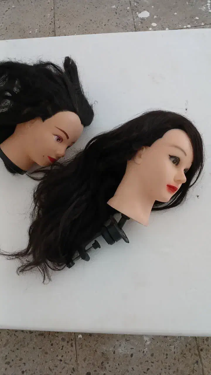 دو عدد مانکن مو|آرایشگاه و سالن‌های زیبایی|دورود, |دیوار