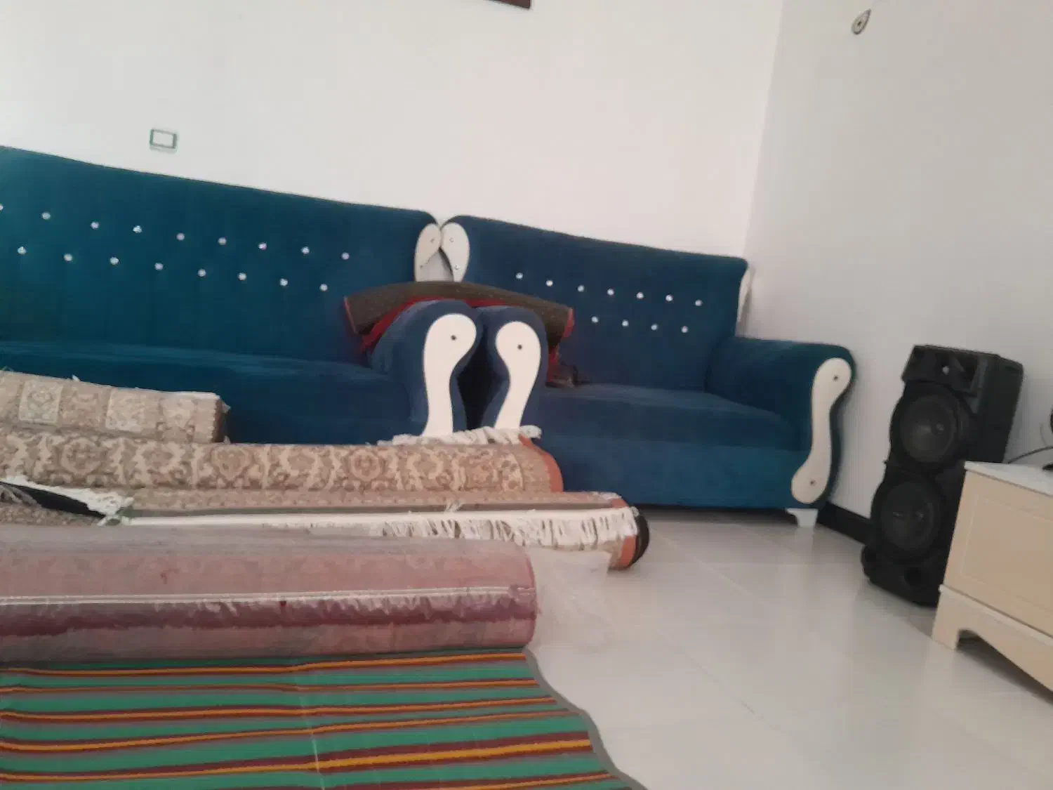 مبل ۵نفرسالم|مبلمان خانگی و میز عسلی|بندر ترکمن, |دیوار