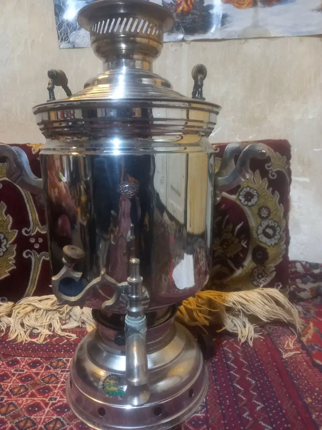 سماور گازی برنجی ۲۰ لیتری|سماور، چایساز، قهوهساز|رباطکریم, الارد|دیوار