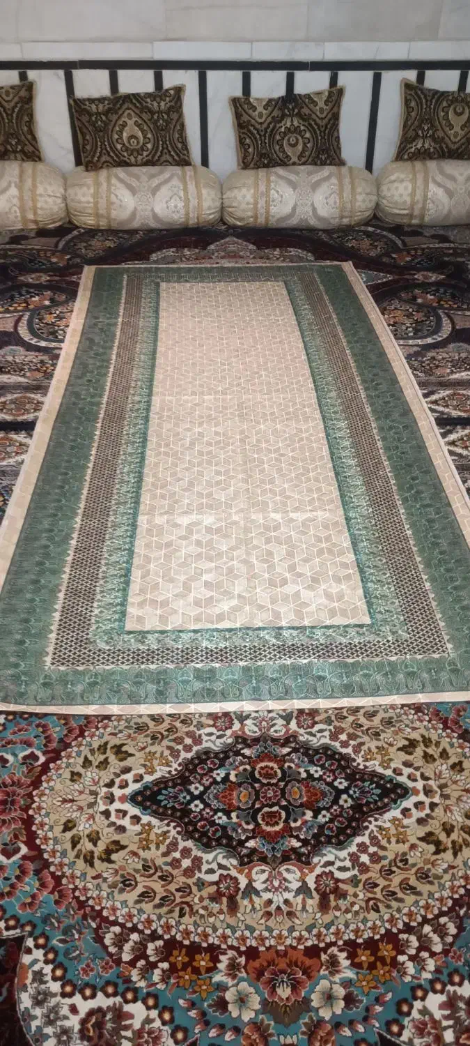 سفره قشنگ ترکمنی|فرش|زاهدان, |دیوار