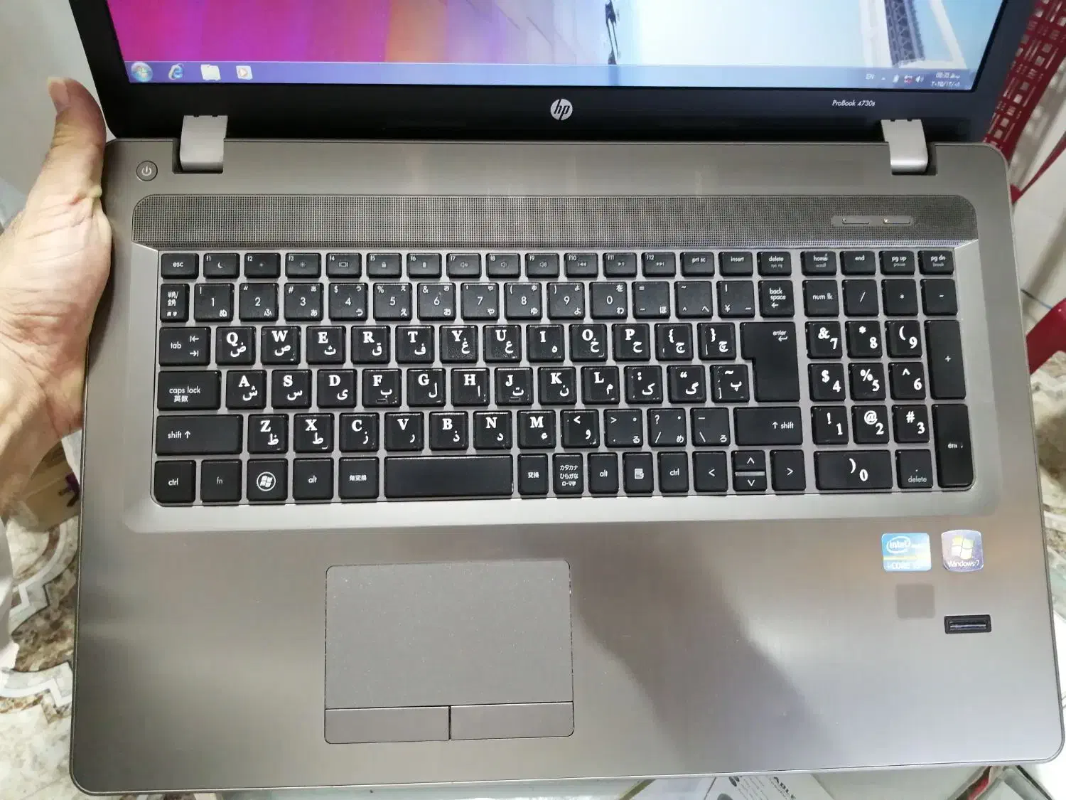 لپتاپ ژاپنی 17 اینچ HP probook رم 8 با بدنه فلزی|رایانه همراه|سراوان, |دیوار
