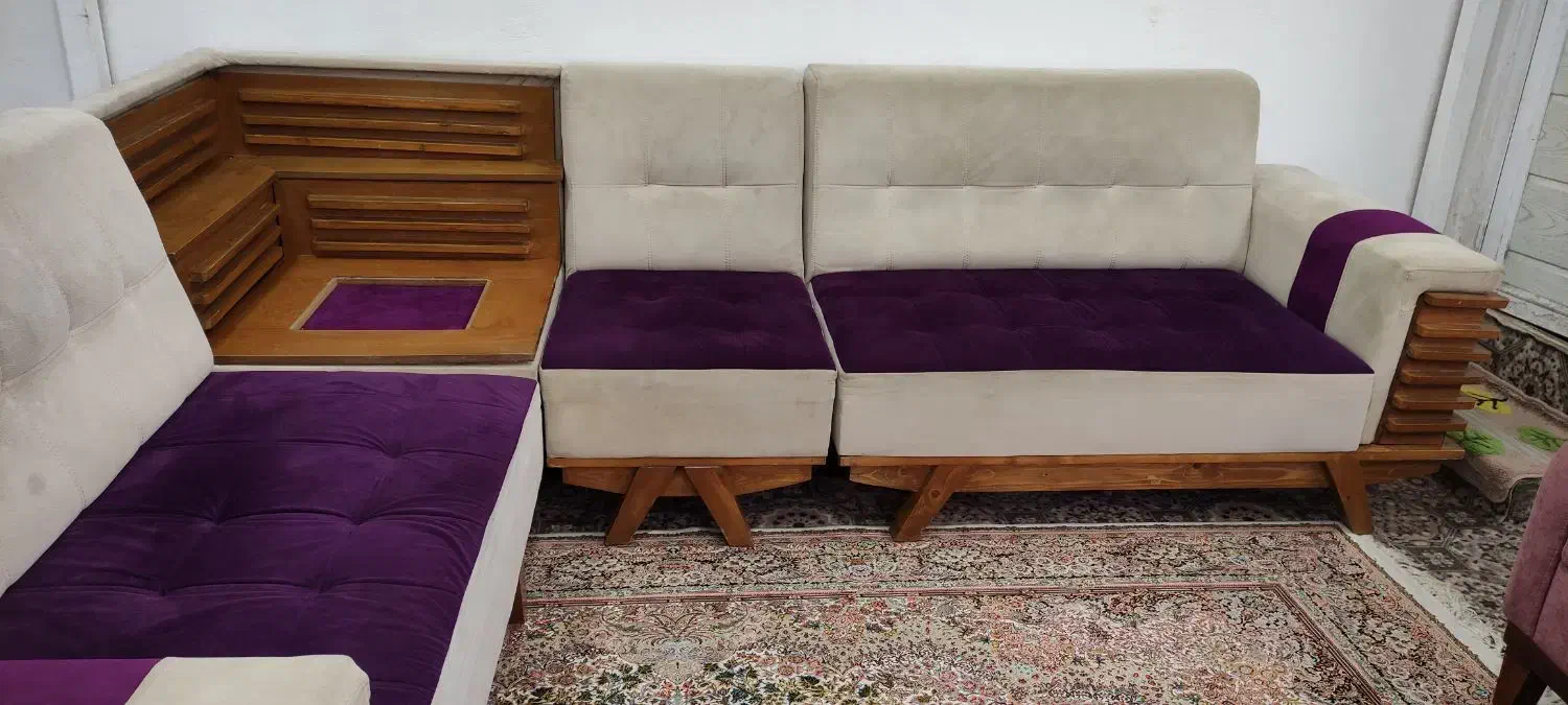 مبل 7نفره مدل ال سالم تمیز 5200|مبلمان خانگی و میز عسلی|لنگرود, |دیوار