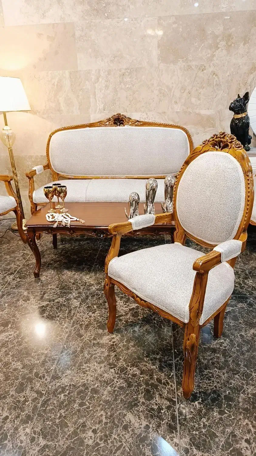 مبلمان هفت نفره تمام چوب|مبلمان خانگی و میز عسلی|تهران, جوادیه تهرانپارس|دیوار