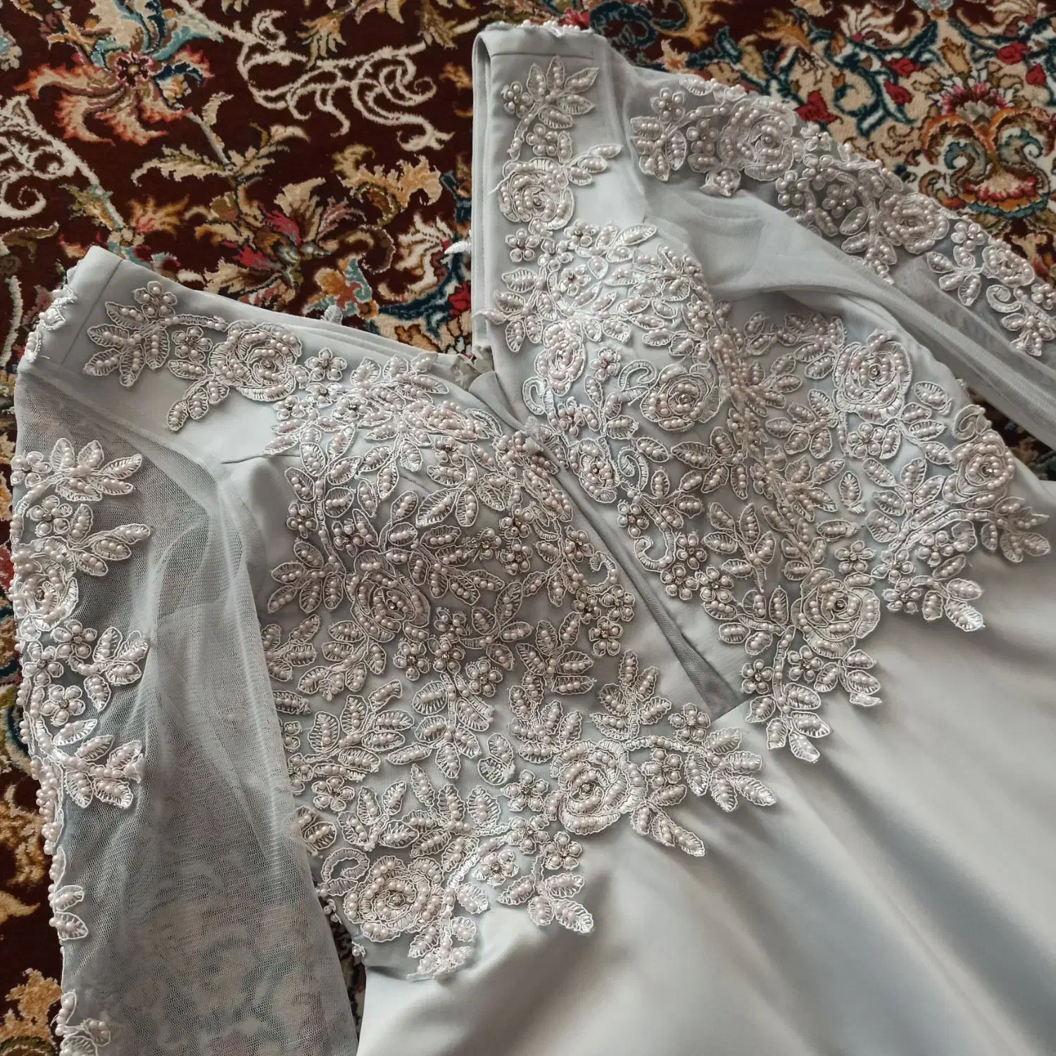 پیراهن مجلسی مزونی سایز ۴۶-۴۸|لباس|خرمآباد, |دیوار