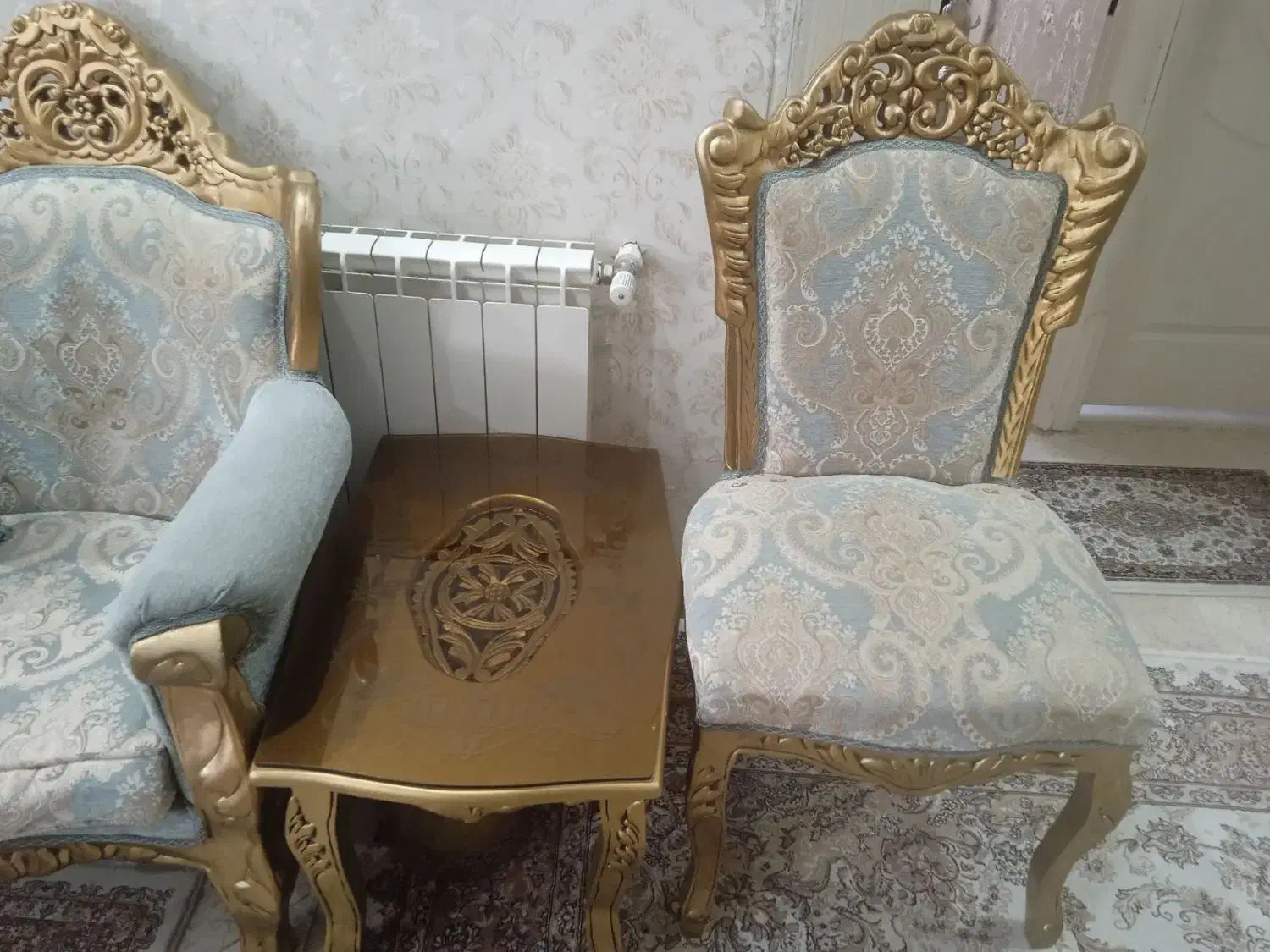 یک دست مبل ۹نفره بامیزناهارخوری چوب راش باجلومبلی|مبلمان خانگی و میز عسلی|پاکدشت, پاکدشت (مامازند)|دیوار