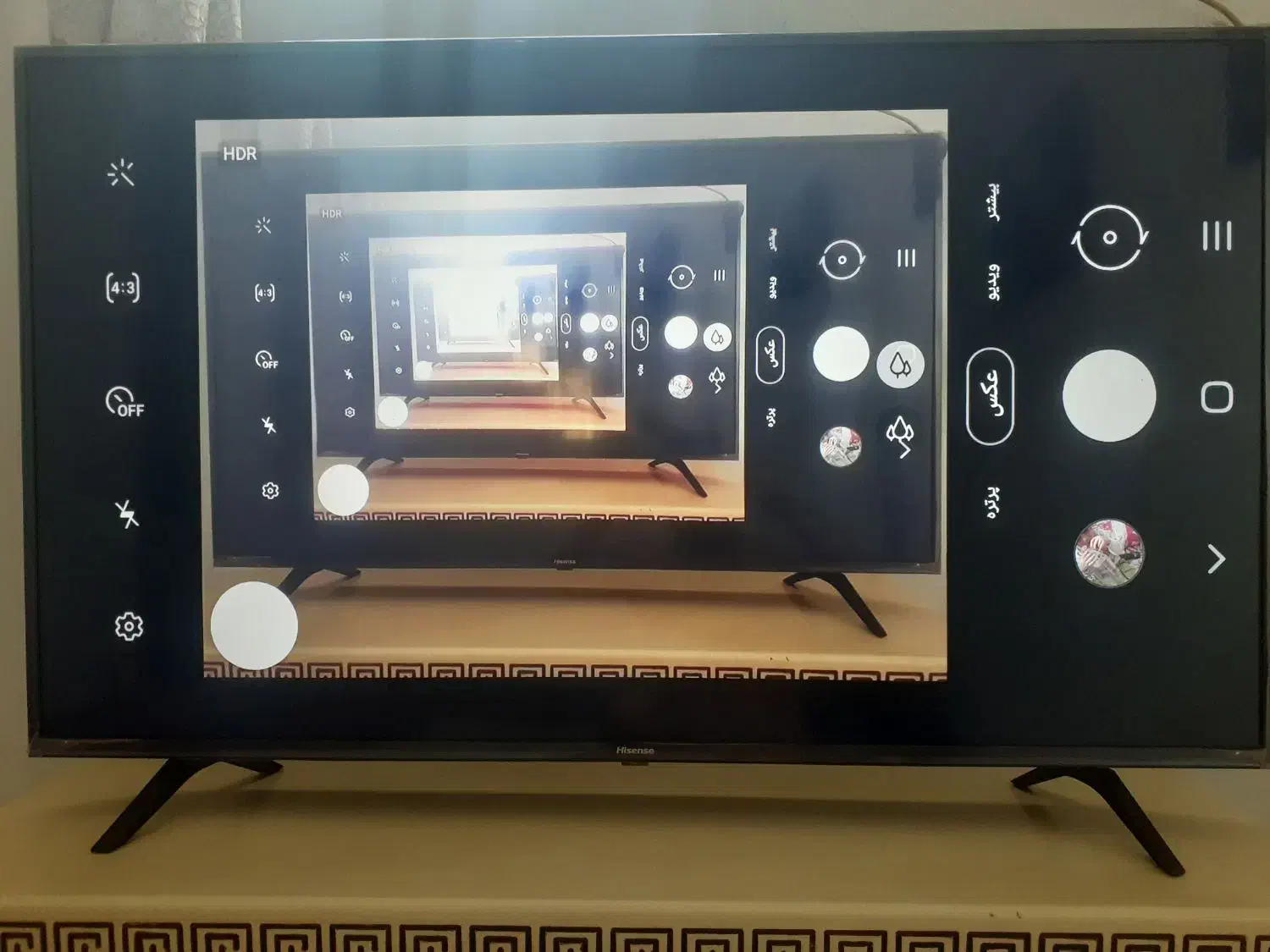 تلویزیون ال ای دی hisens50|تلویزیون و پروژکتور|آمل, |دیوار
