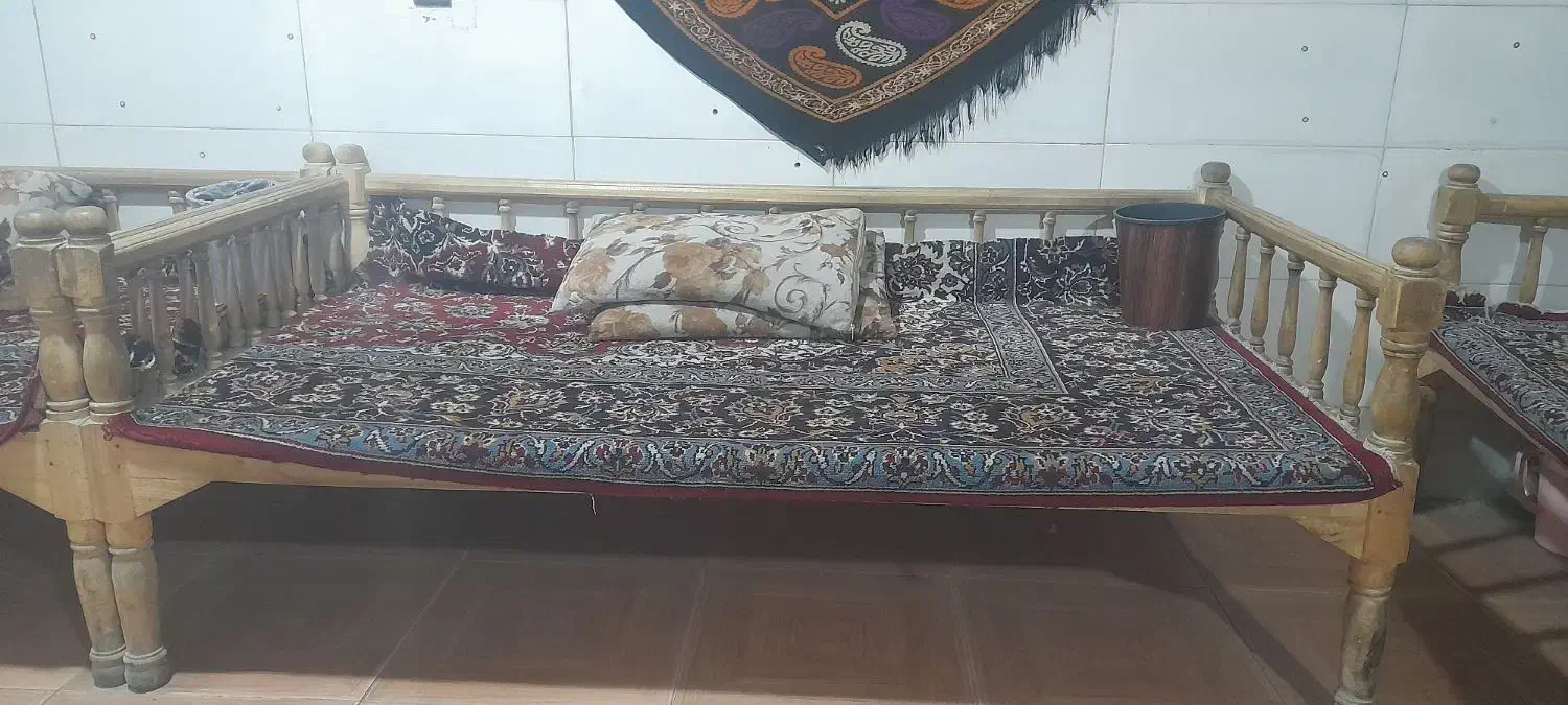 تخت چوبی، قلیان، قهوه ساز، آبسردکن|حراج|اندیمشک, |دیوار