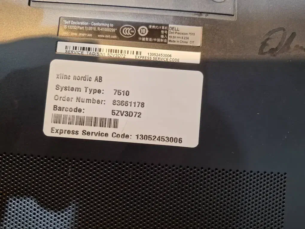 لپ تاپ استوک7510 dellنسل۶ کورای۷کاملا سالم گرافیکی|رایانه همراه|ابریشم, |دیوار