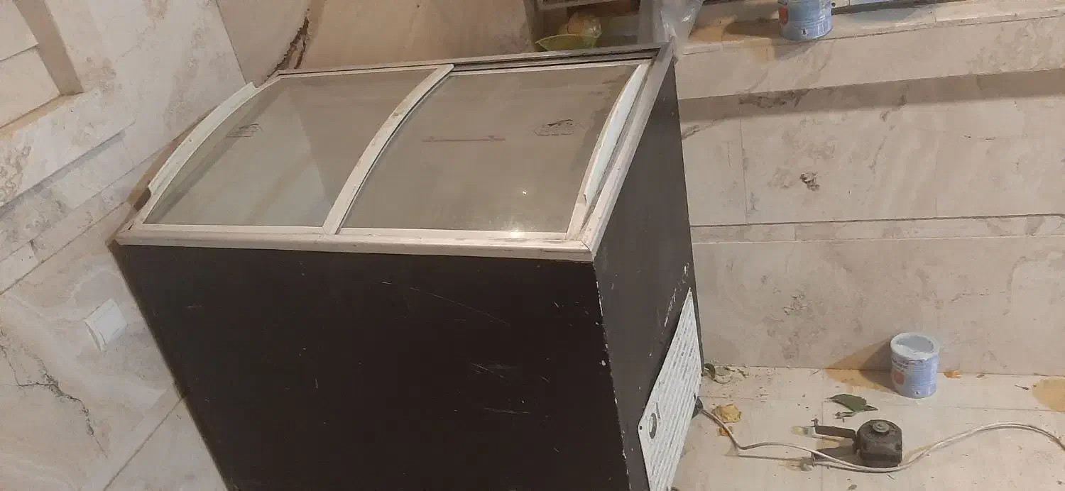 یخچال فریزر شیشه ای کم مصرف|یخچال و فریزر|صوفیان, |دیوار