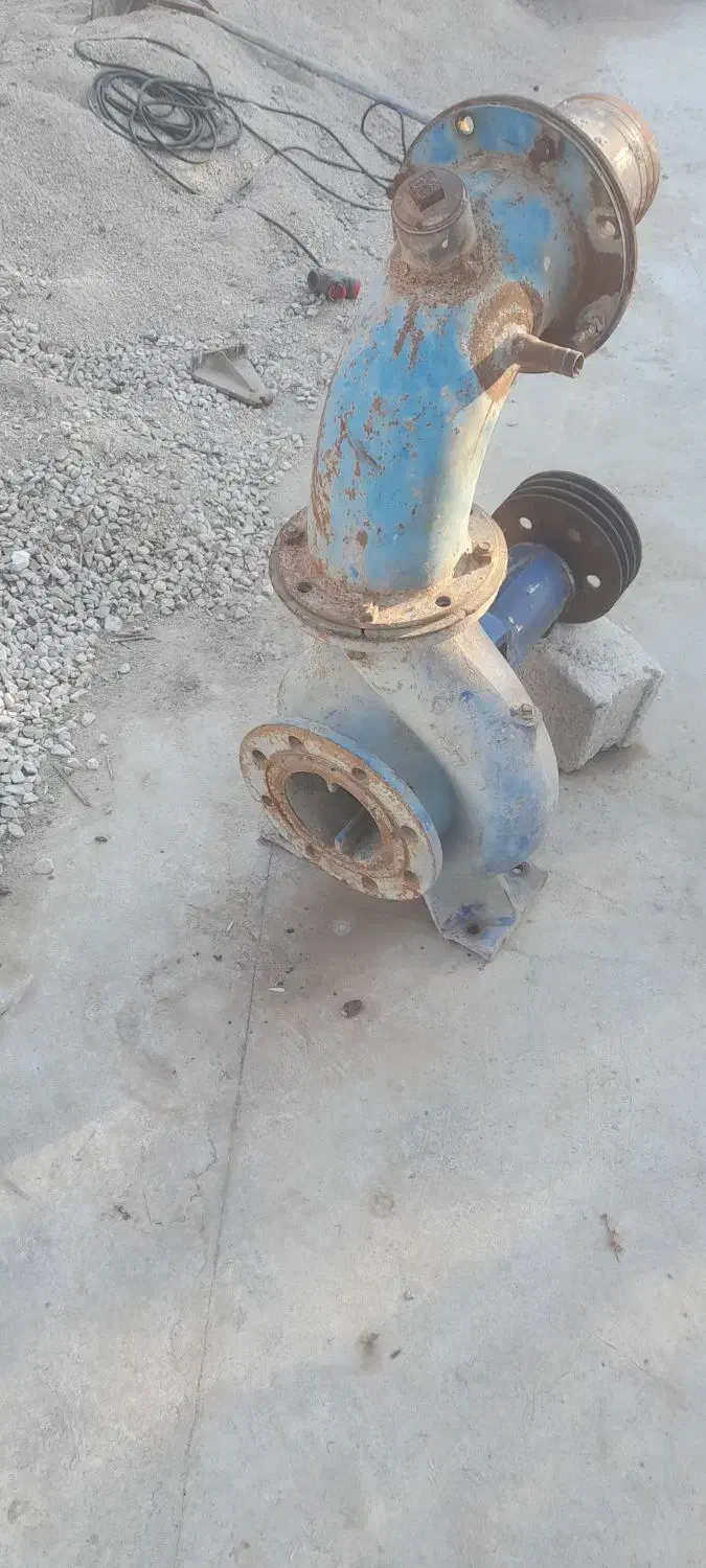 پمپ حلزونی پمپ ایران6اینچ همراه با خورطومی و سوپاپ|ماشین‌آلات صنعتی|برازجان, |دیوار