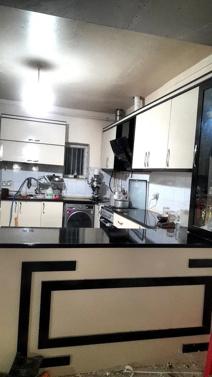 کابینت ام دی اف با سینگ وهود|کتابخانه، شلف، قفسه‌های دیواری|میانه, |دیوار