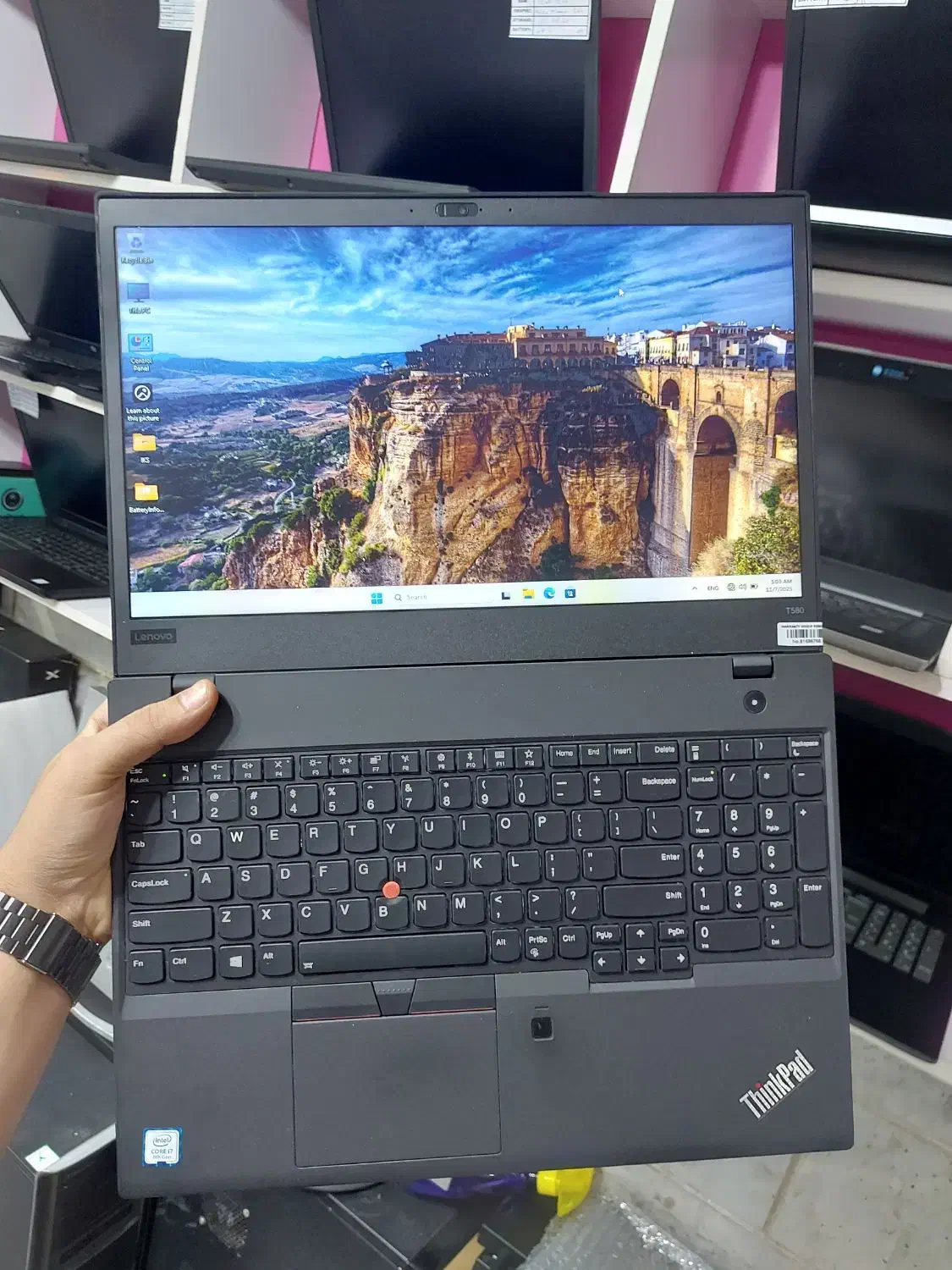 لپتاپ لنوو باکارتن i7 RAM16 SSD512 UHD هشت هسته|رایانه همراه|کرج, کرج نو|دیوار