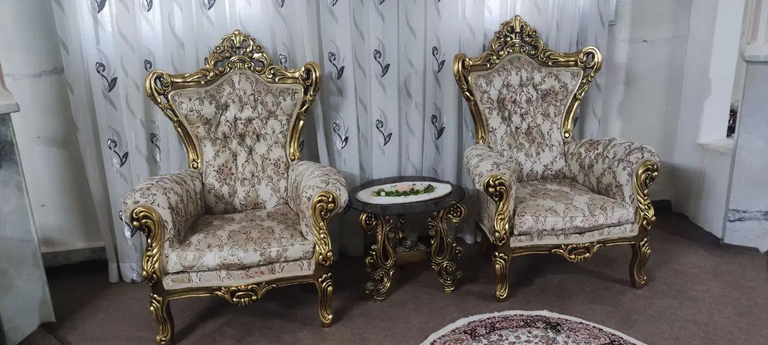 مبل استیل و سلطنتی چوب راش|مبلمان خانگی و میز عسلی|گلستان (تهران), |دیوار