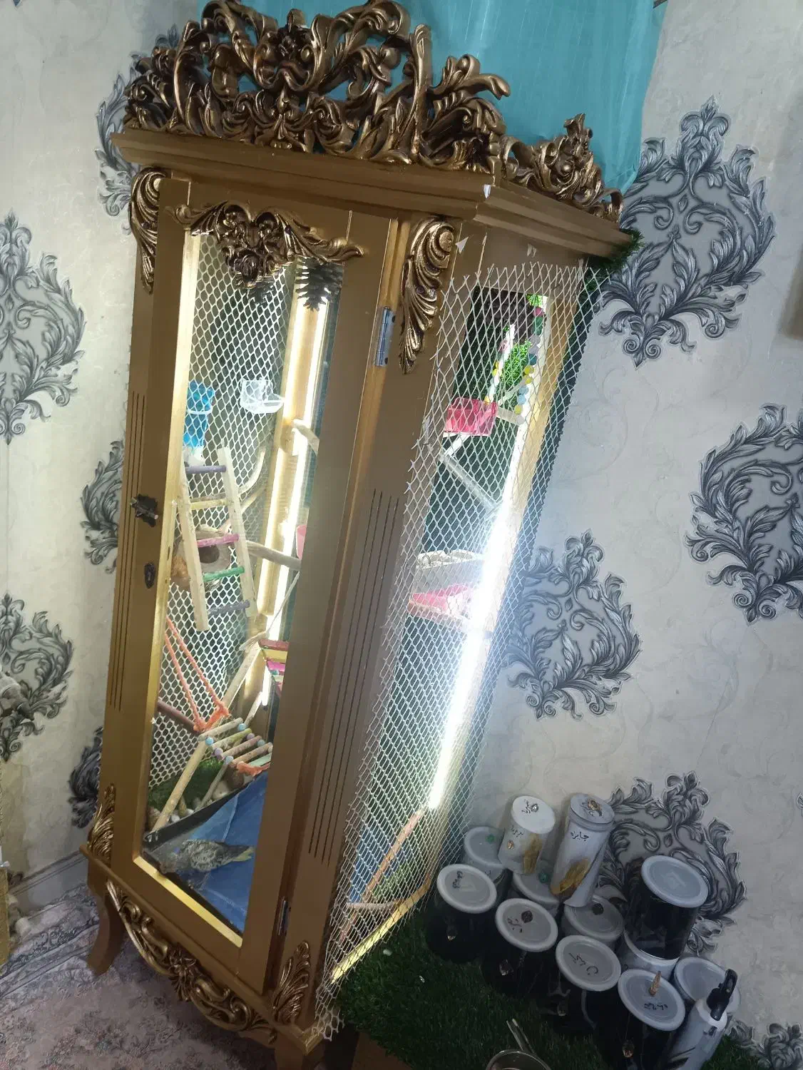 قفس چوبی بزرگ|لوازم جانبی حیوانات|اسلامشهر, شهرک سعیدیه|دیوار