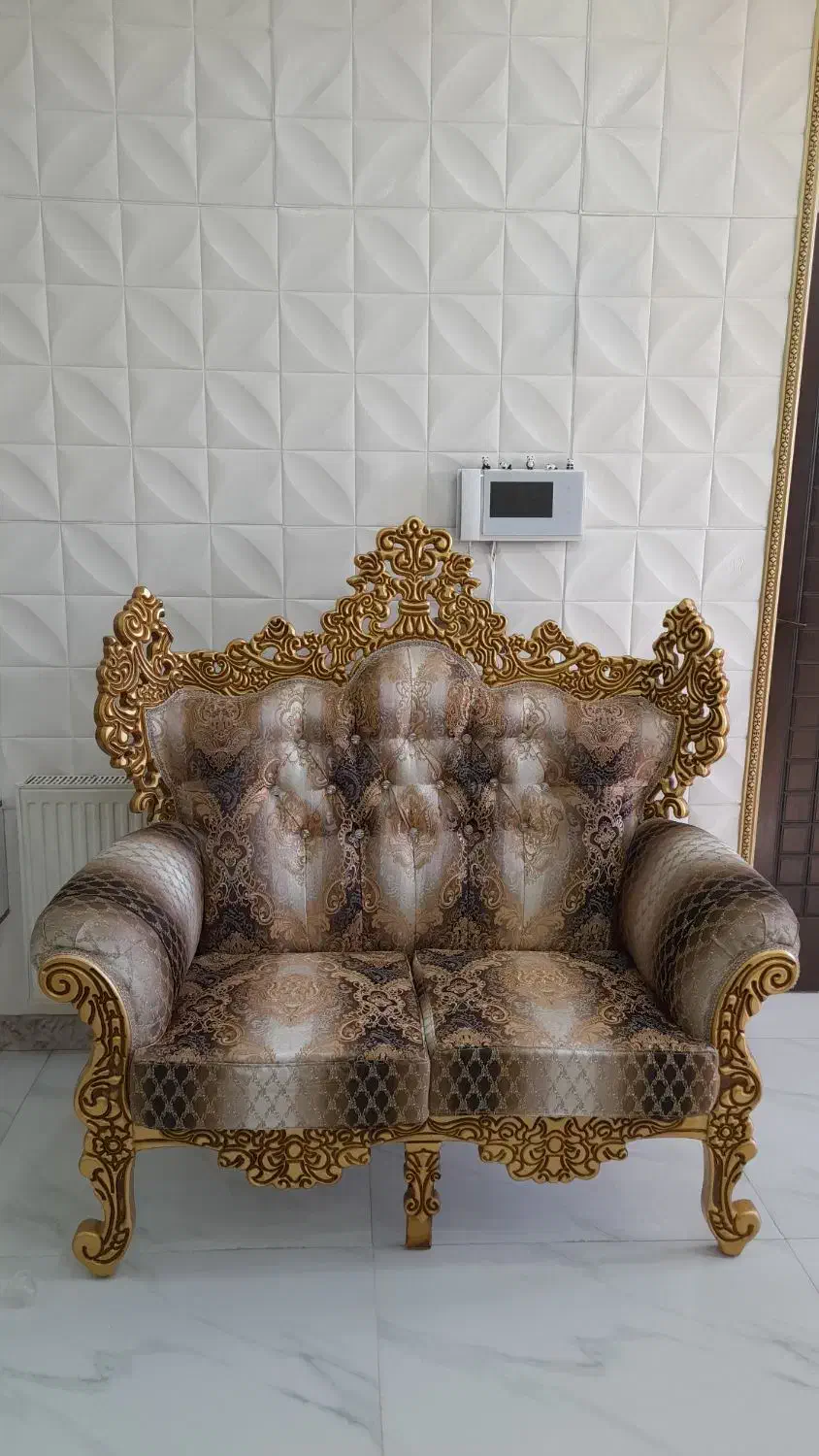 مبل سلطنتی(استیل) و ویترین|مبلمان خانگی و میز عسلی|لنجان, |دیوار