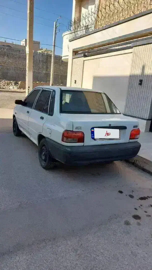 پراید صبا سفید|خودرو سواری و وانت|یزد, |دیوار