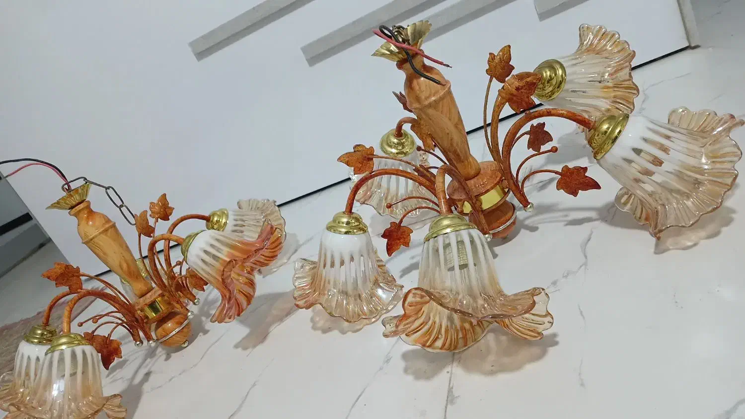 2عدد لوستر سالم|لوستر و چراغ آویز|ارومیه, |دیوار