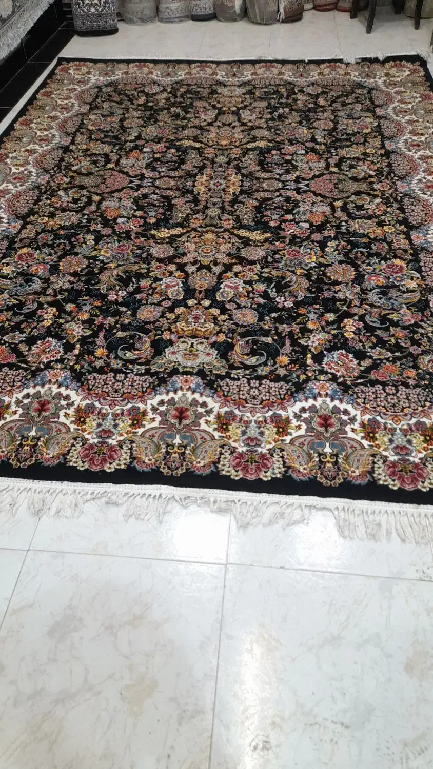 یک جفت فرش ۹متری ۷۰۰شانه اکرلیک درجه یک|فرش|اردبیل, |دیوار