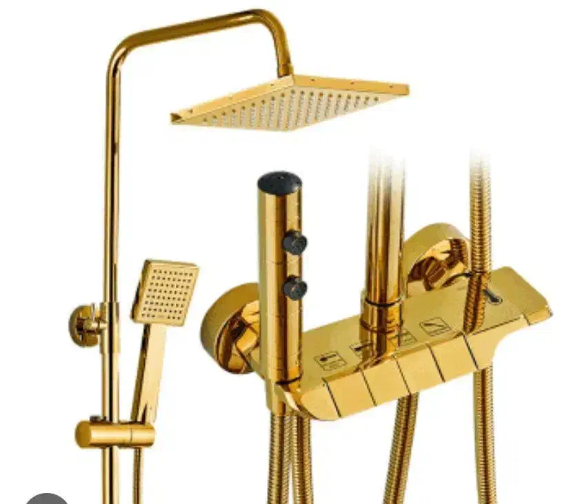 طلایی سینک دوش کلید دار|لوازم سرویس بهداشتی|تهران, قلهک|دیوار