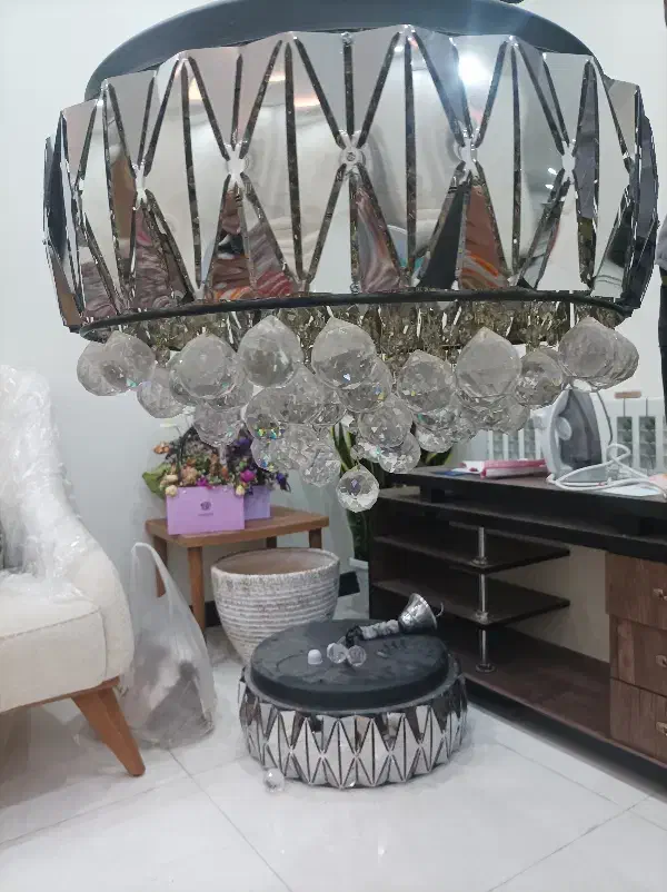 دو عدد لوستر نو استفاده نشده(سایز بزرگ و کوچک)|لوستر و چراغ آویز|تهران, امام زاده حسن|دیوار