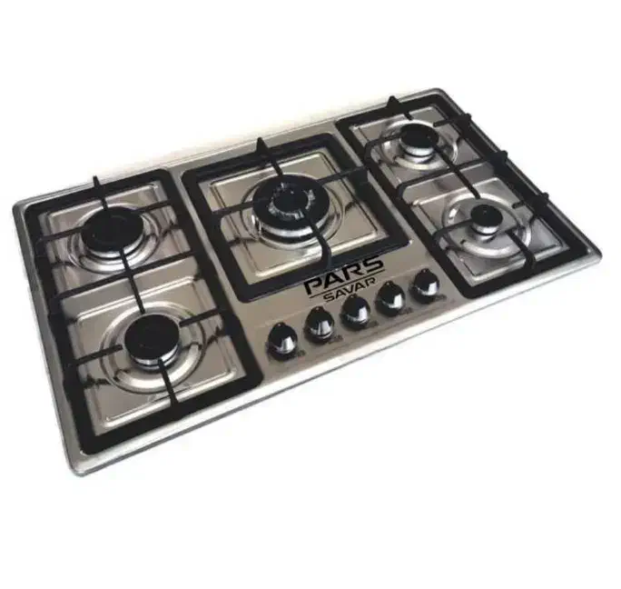 اجاق گاز ۵ شعله استیل پارس|اجاق گاز و لوازم برقی پختوپز|یزد, |دیوار