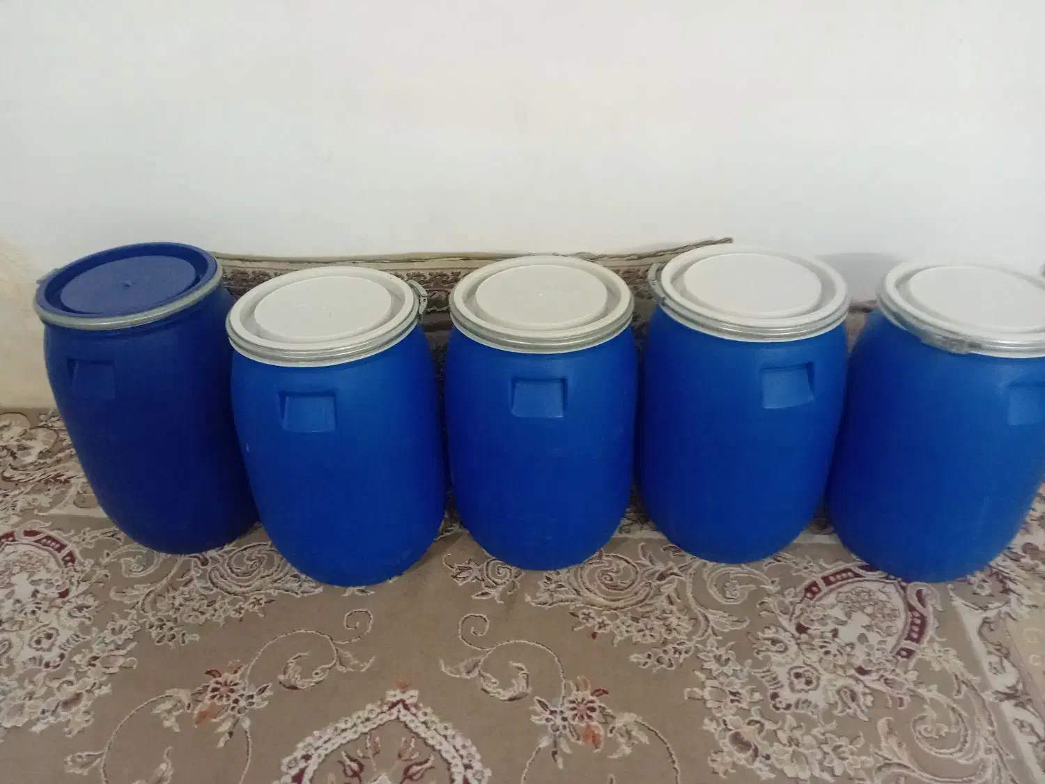 بشکه آبی 60لیتری 5عدد|ظروف نگهدارنده، پلاستیکی، یک‌بارمصرف|مشهد, شهرک امام سجاد|دیوار